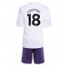 Manchester United Casemiro #18 Bortedraktsett Barn 2025-26 Korte ermer (+ Korte bukser)
